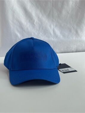 The Kooples Blue Logo Baseball Cap Blue OS
